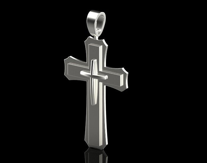  cross 3D print model_6