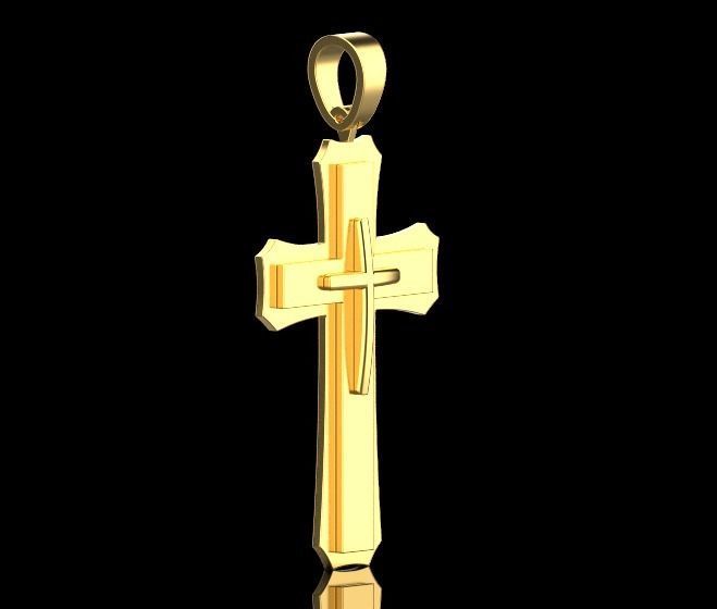  cross 3D print model_1