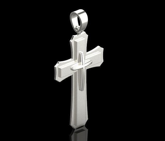  cross 3D print model_7