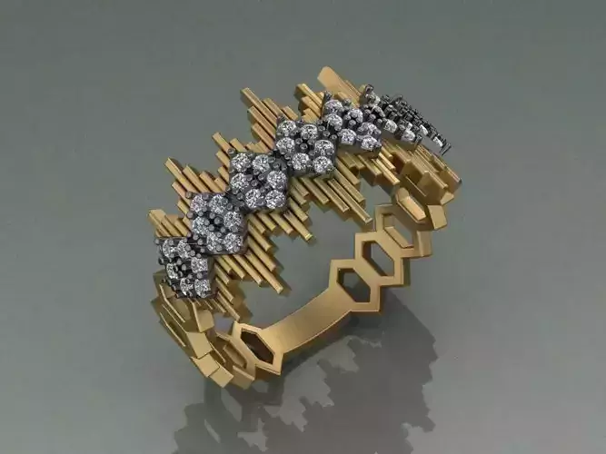 Gold Diamond Ring