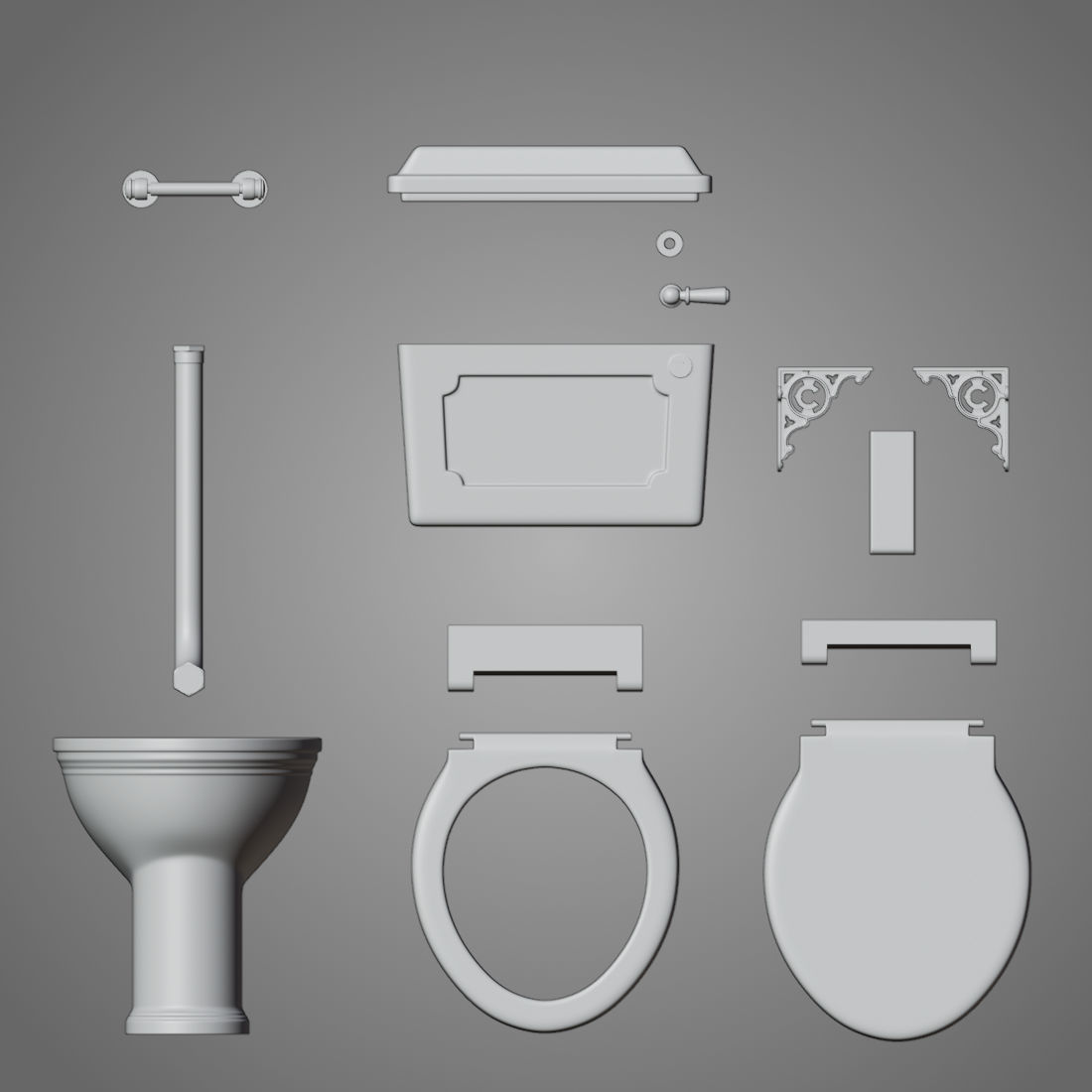 Toilet - 3D printing 3D print model_22