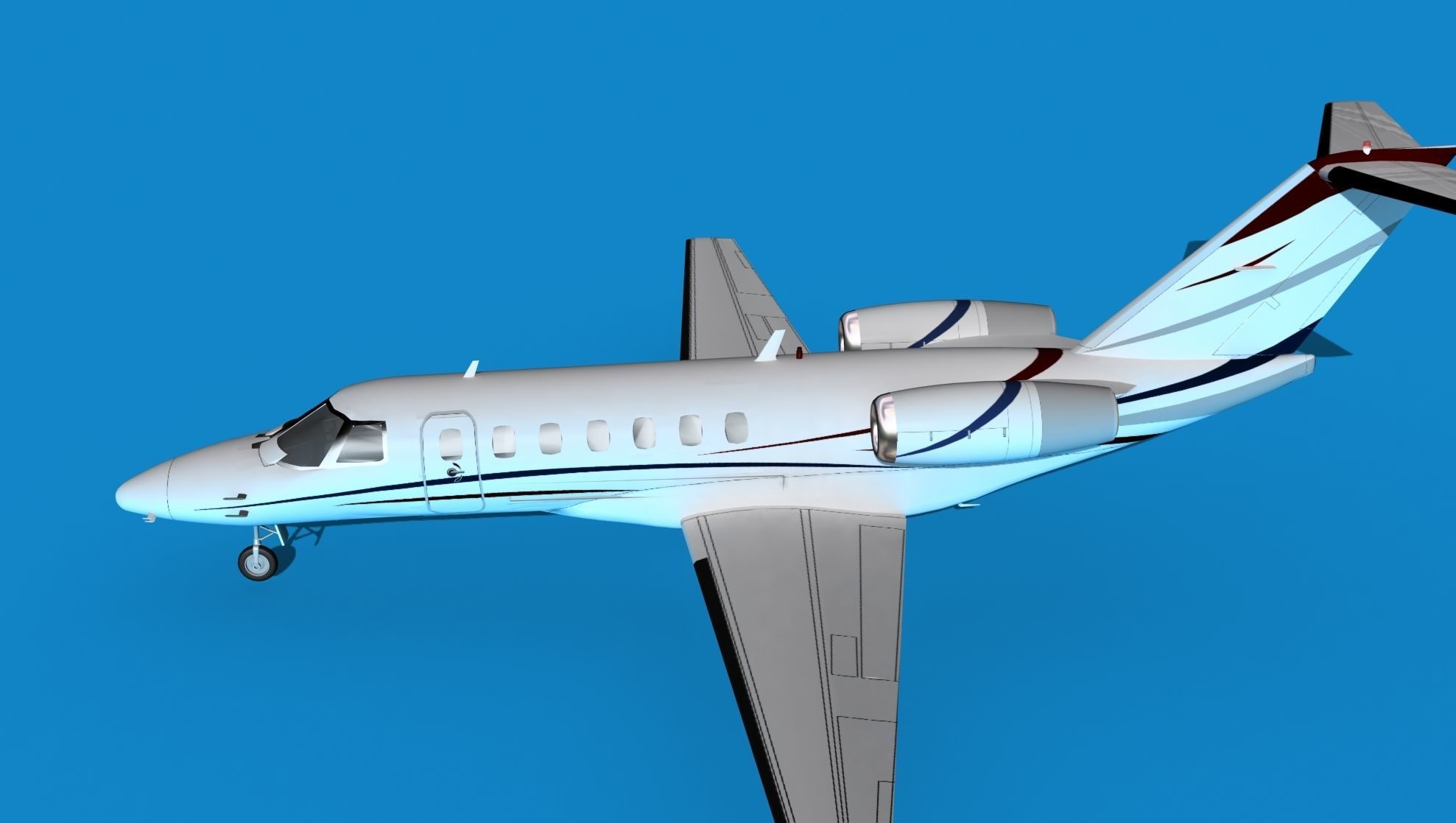Cessna C528 Citation CJ3 V02 3D model_9