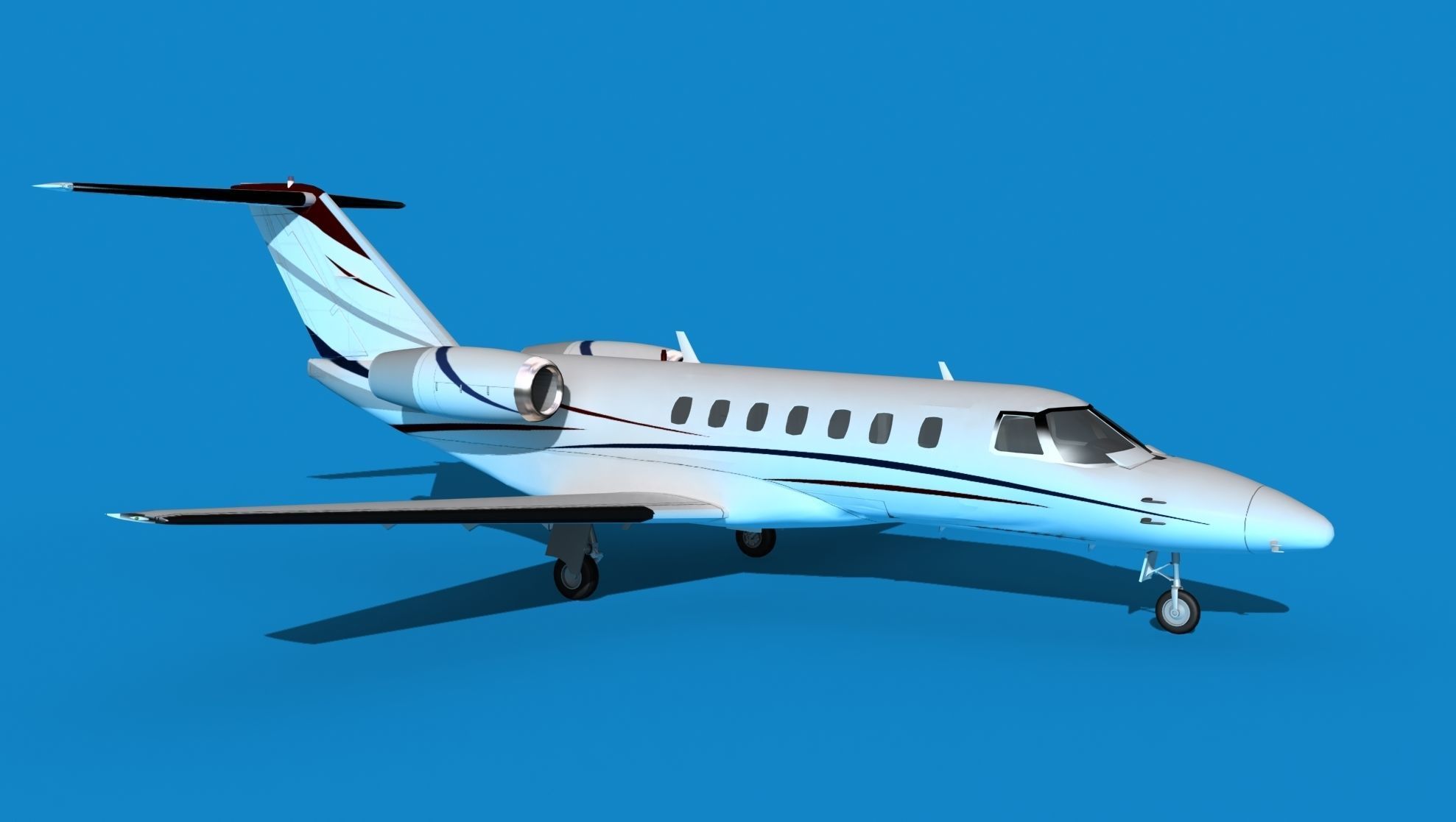 Cessna C528 Citation CJ3 V02 3D model_3