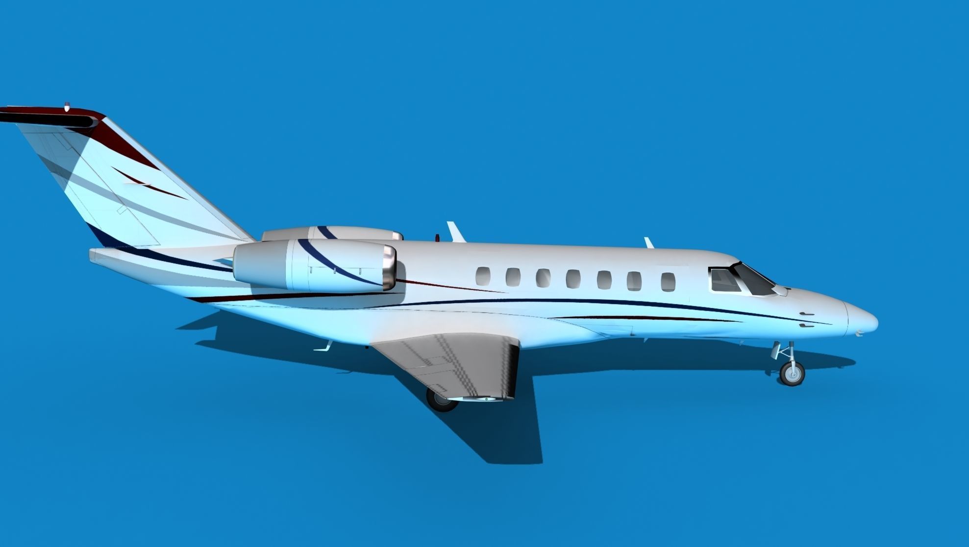 Cessna C528 Citation CJ3 V02 3D model_4