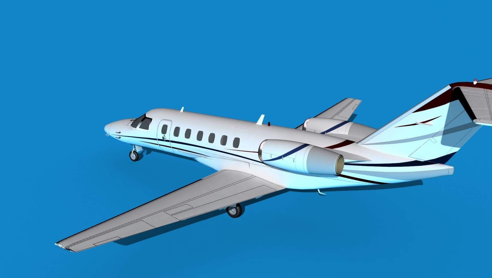 Cessna C528 Citation CJ3 V02 3D model_8