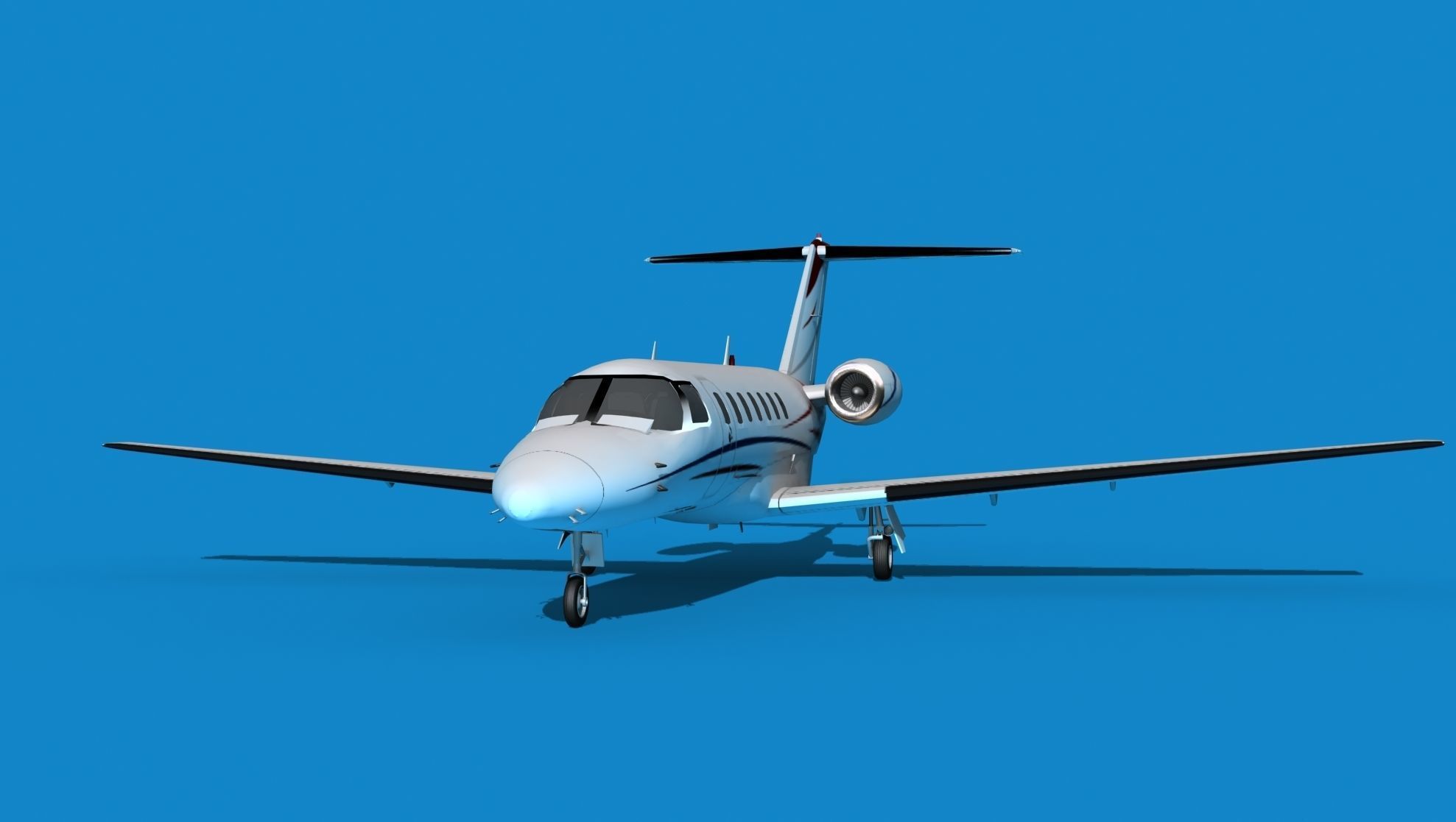 Cessna C528 Citation CJ3 V02 3D model_1