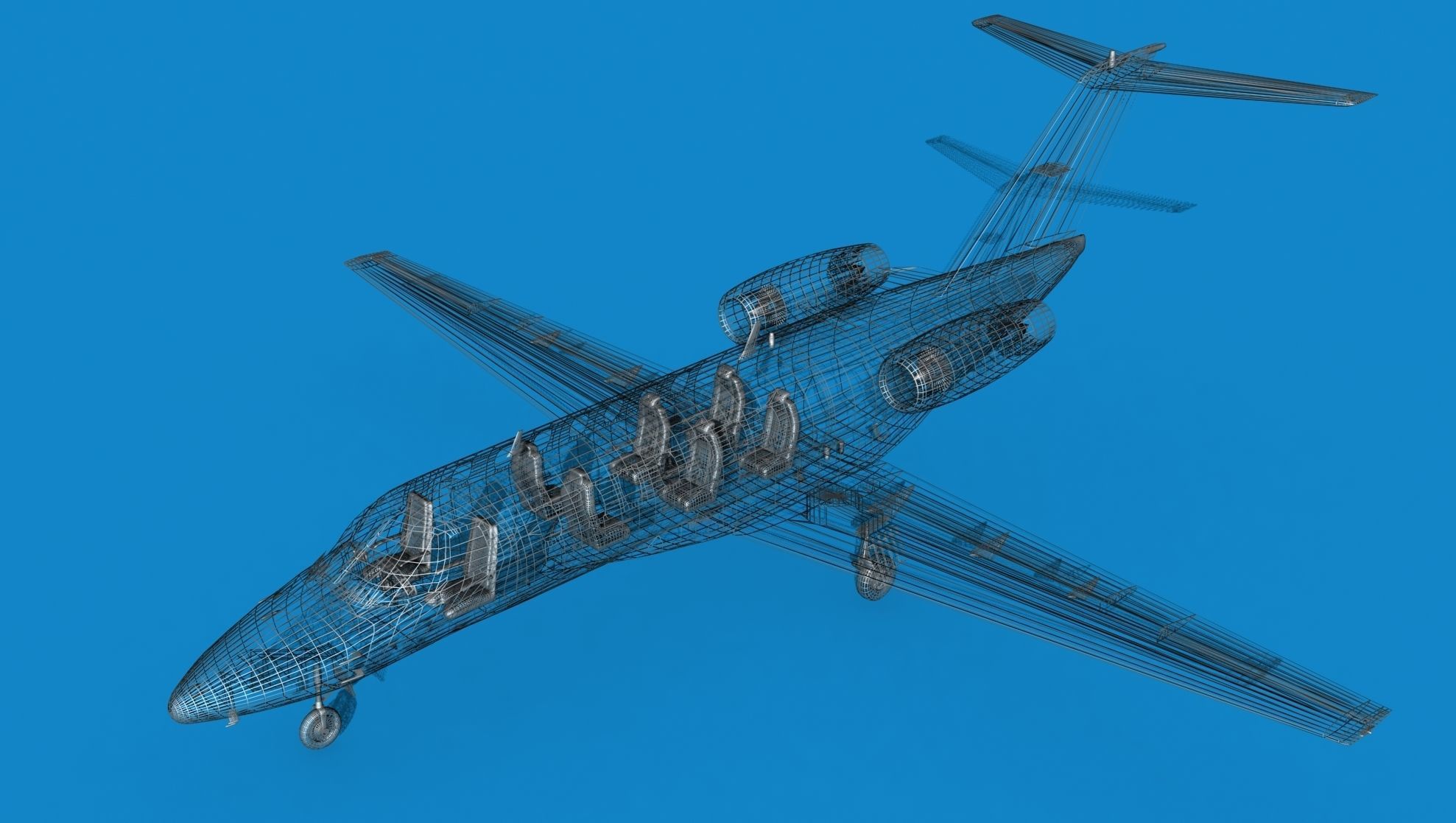 Cessna C528 Citation CJ3 V02 3D model_21