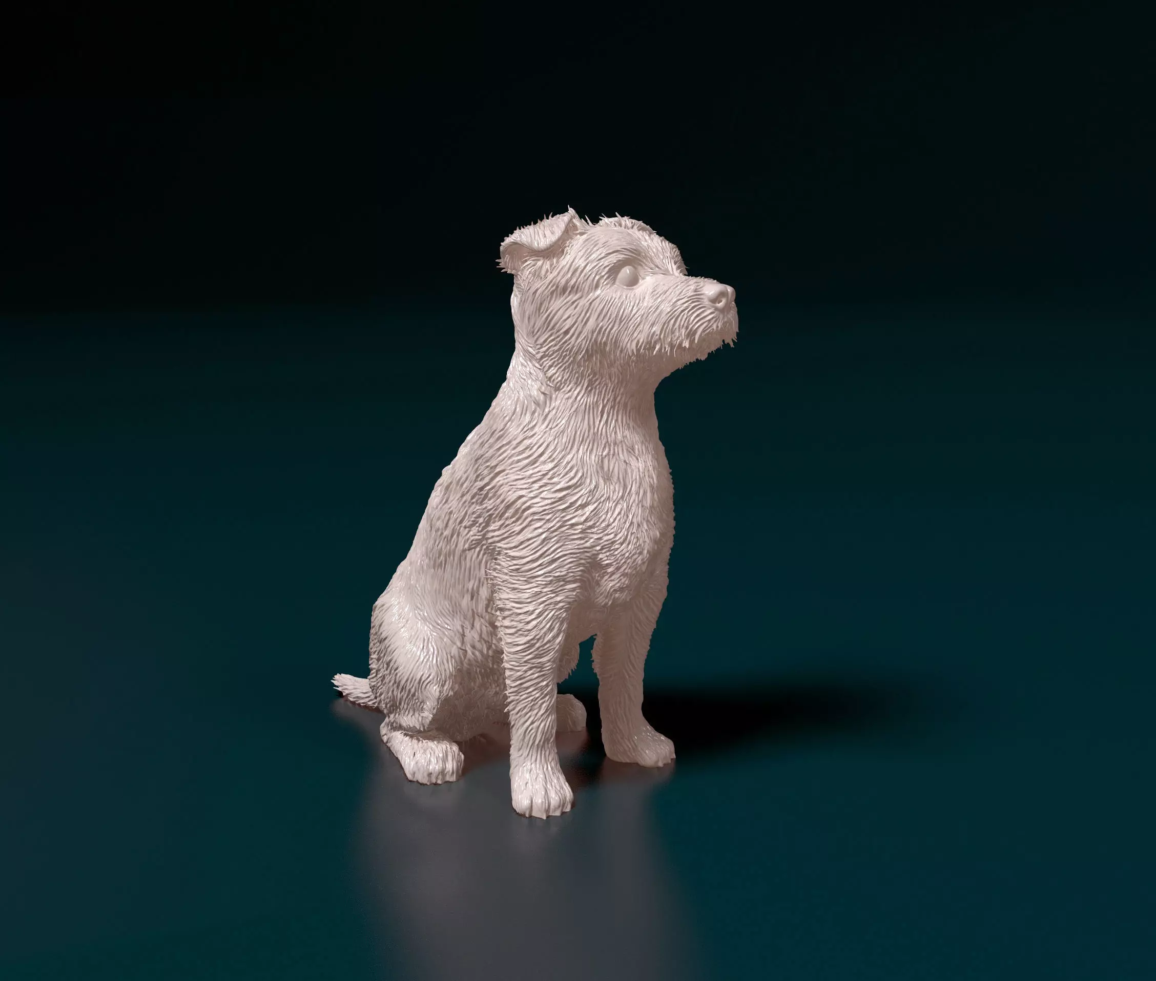 Jack Russell terrier 3D print model_0