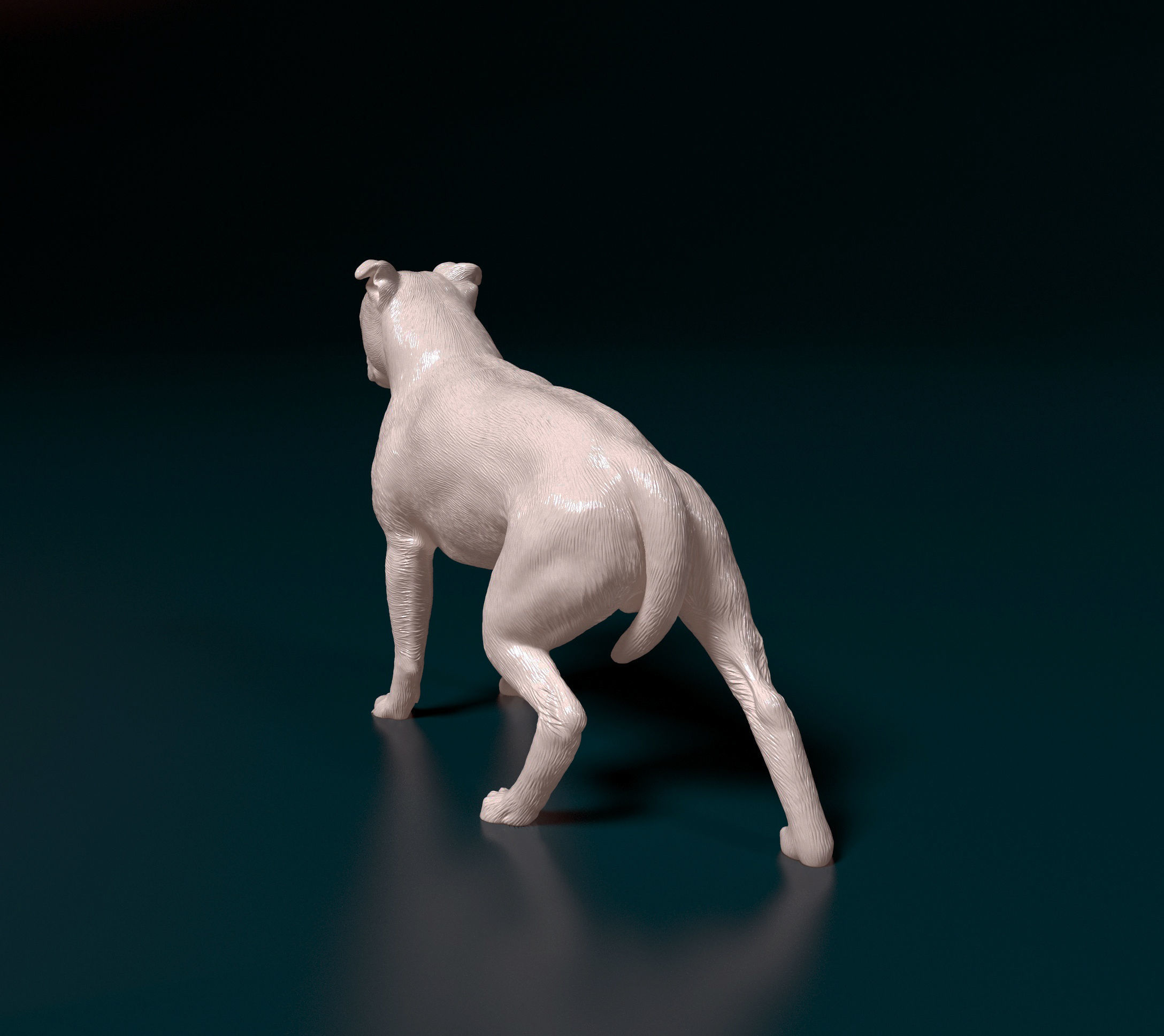 American Pitbull 012 3D print model_3