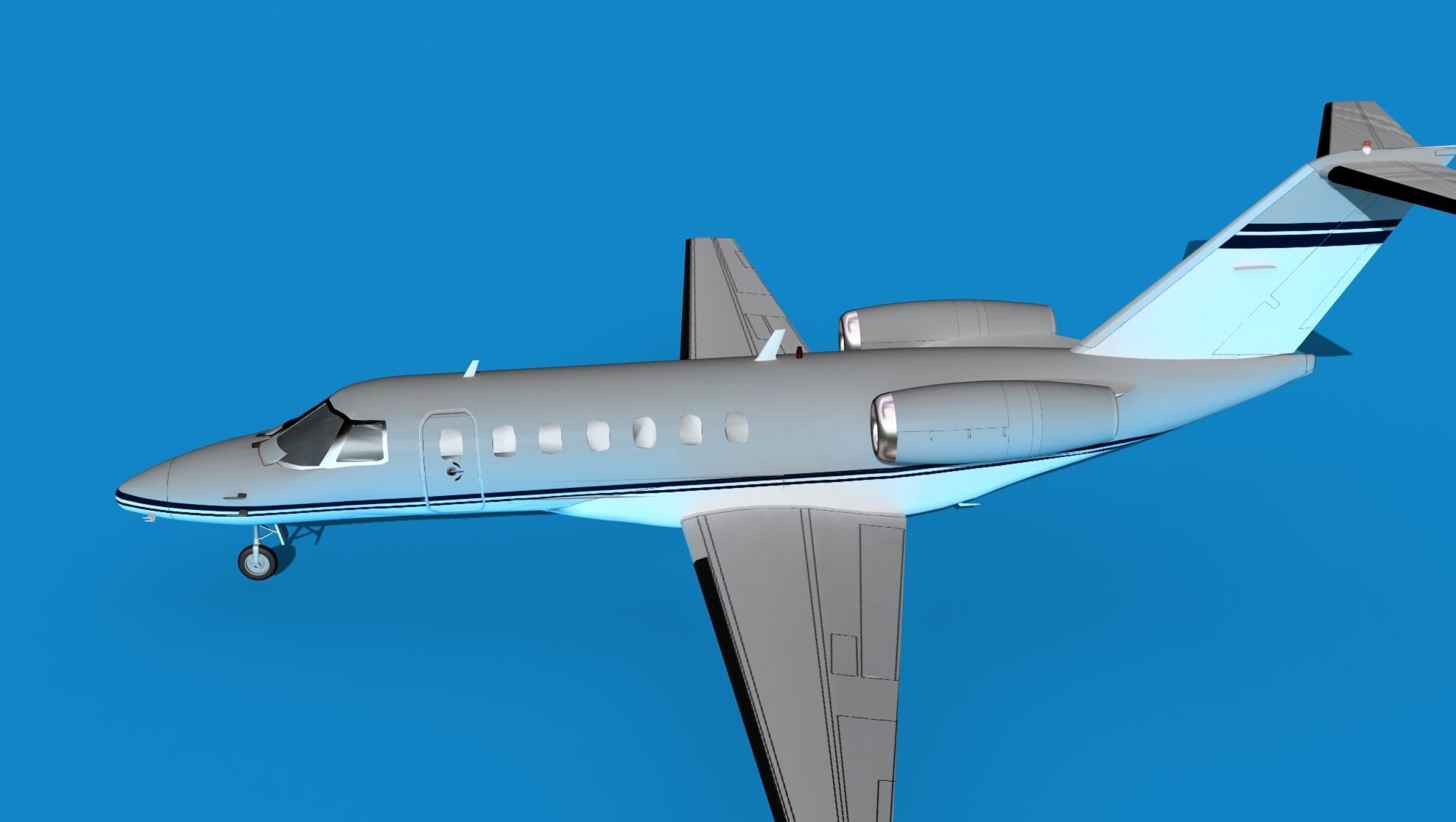 Cessna C528 Citation CJ3 V05 3D model_9