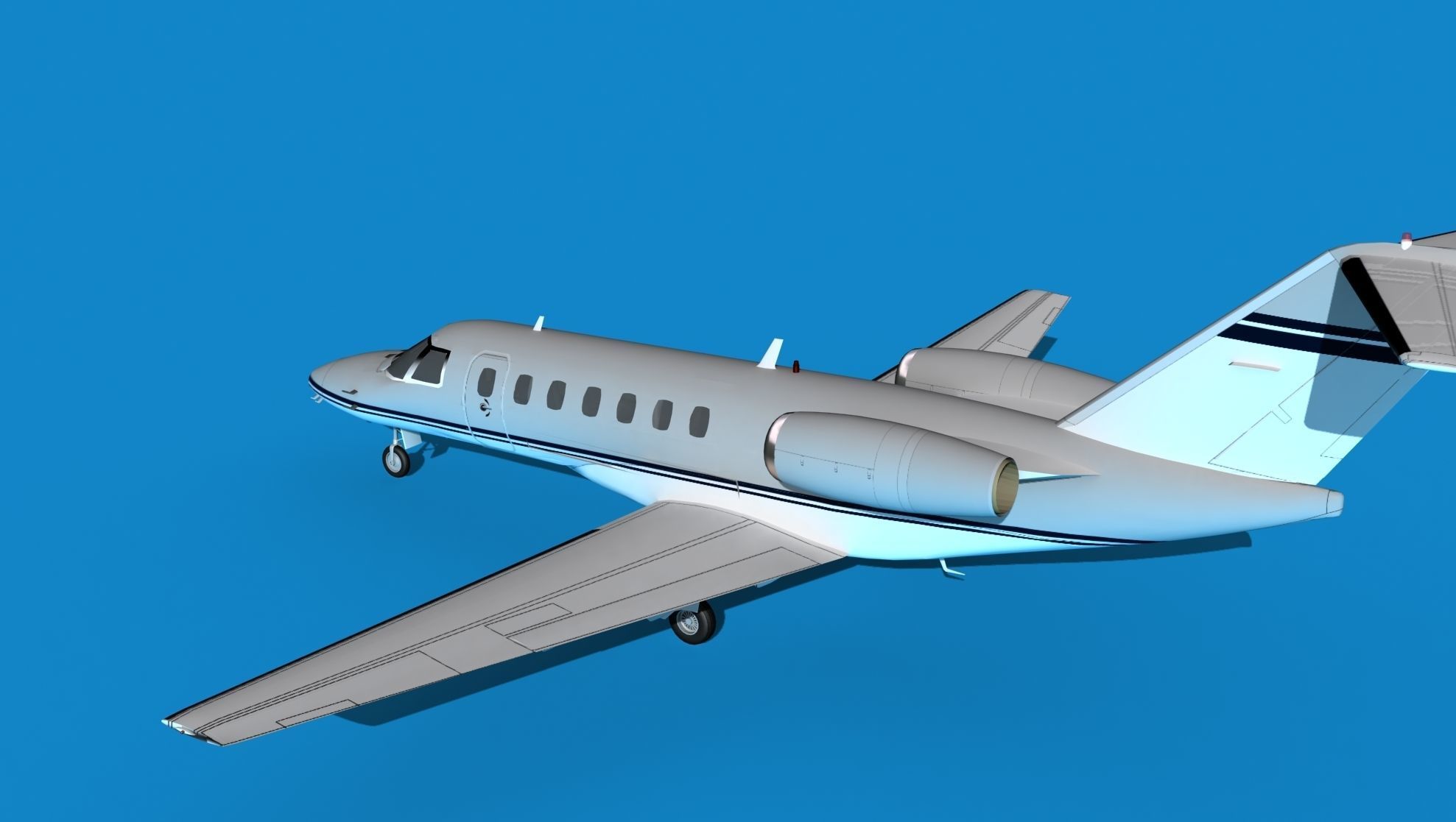 Cessna C528 Citation CJ3 V05 3D model_8