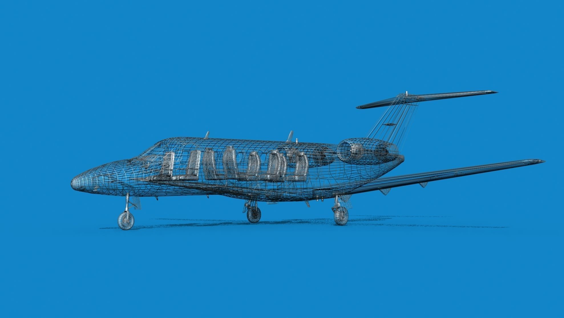 Cessna C528 Citation CJ3 V05 3D model_11