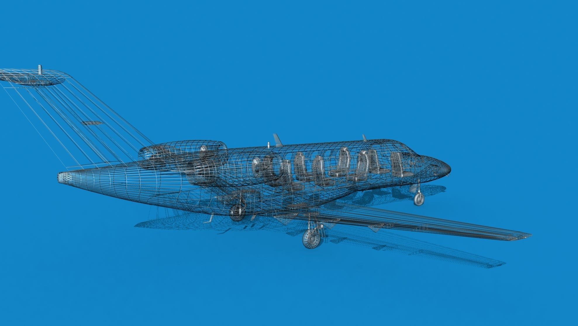 Cessna C528 Citation CJ3 V05 3D model_16