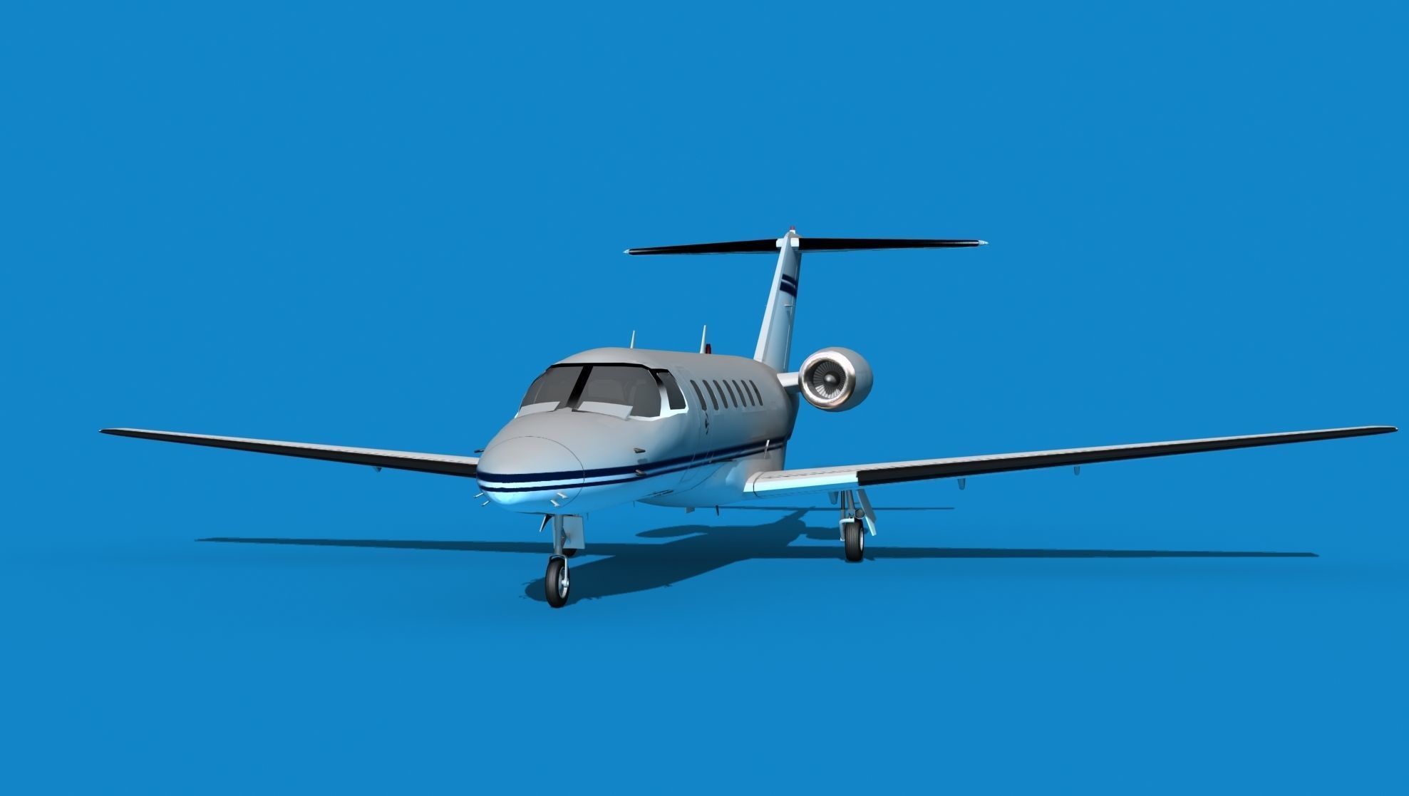 Cessna C528 Citation CJ3 V05 3D model_1