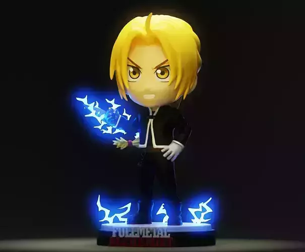 FullMetal Alchemist Edward Elric Chibi 3D print model
