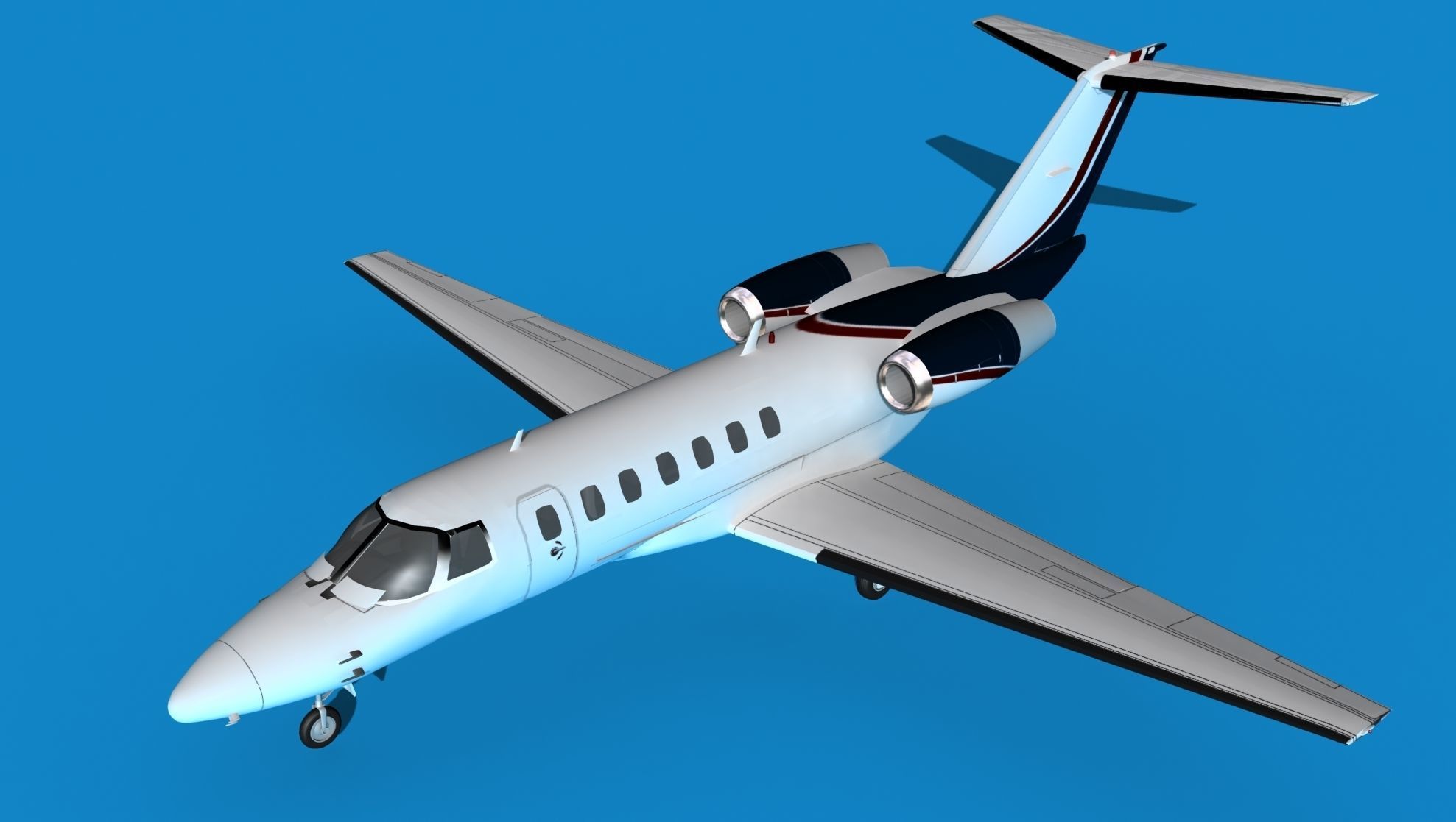 Cessna C528 Citation CJ3 V06 3D model_10