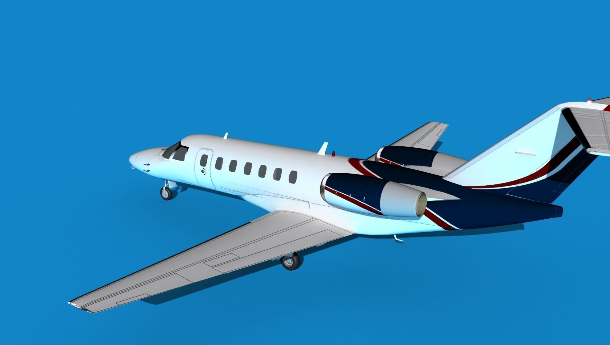 Cessna C528 Citation CJ3 V06 3D model_8