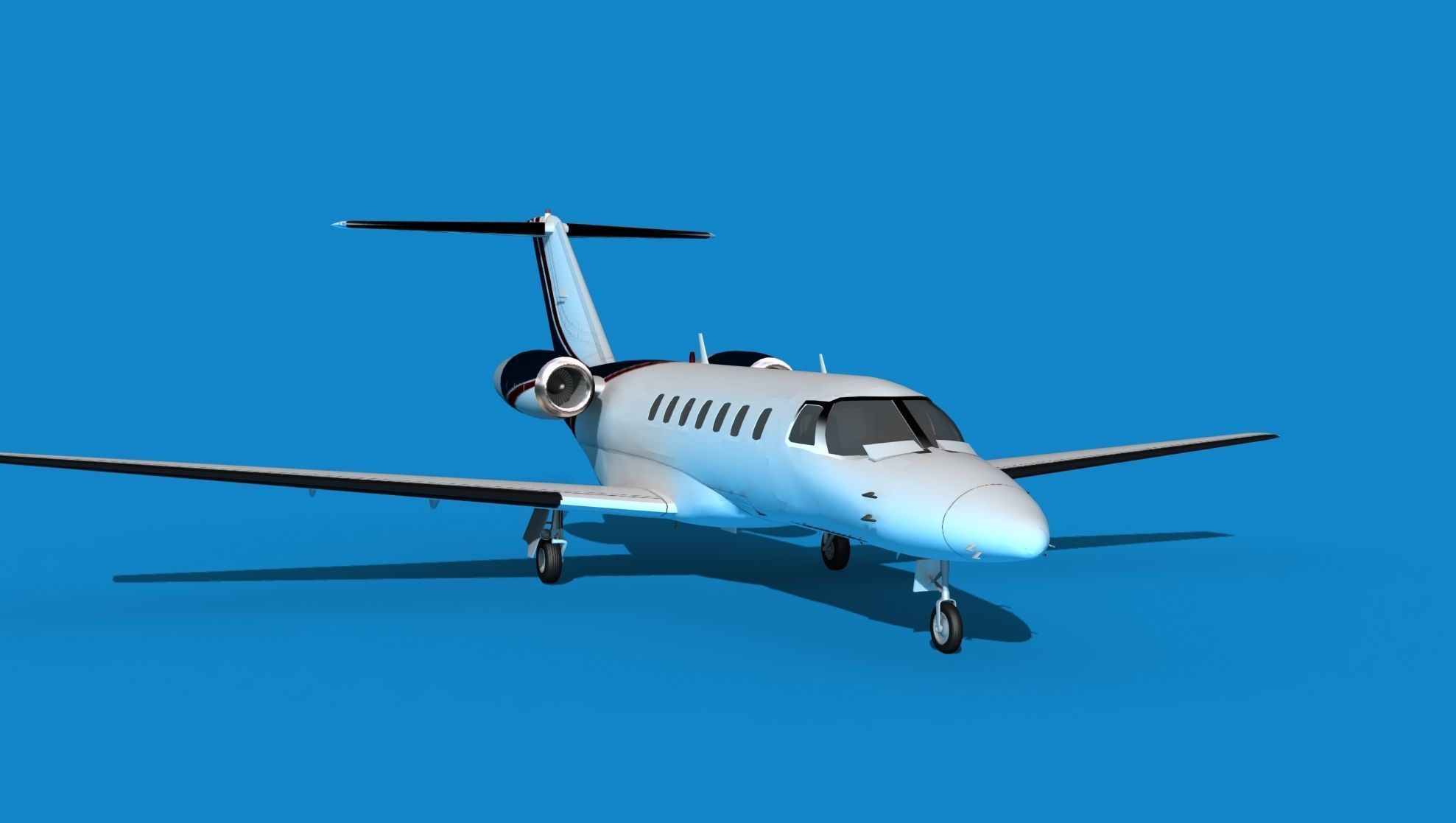 Cessna C528 Citation CJ3 V06 3D model_2