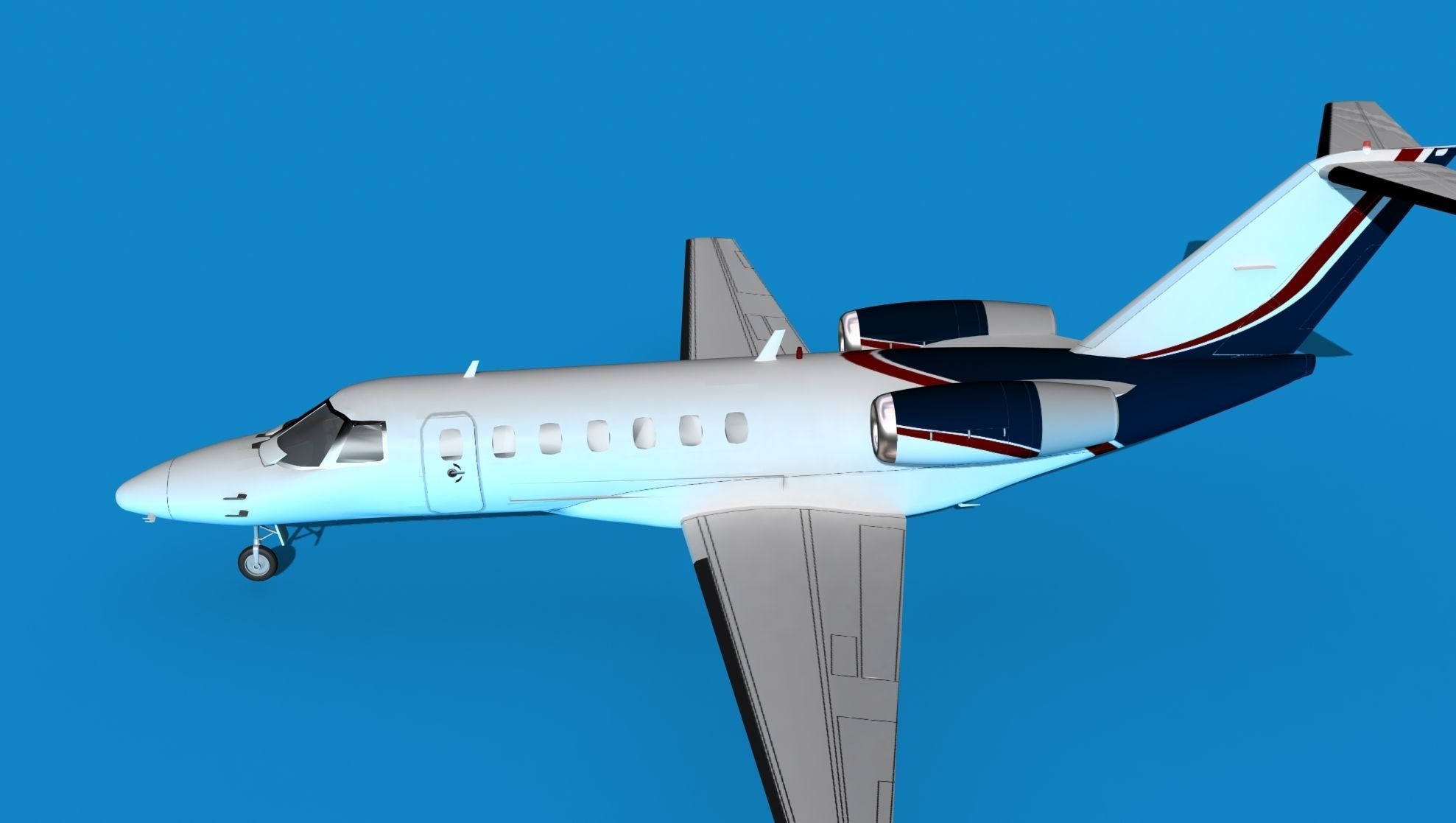 Cessna C528 Citation CJ3 V06 3D model_9