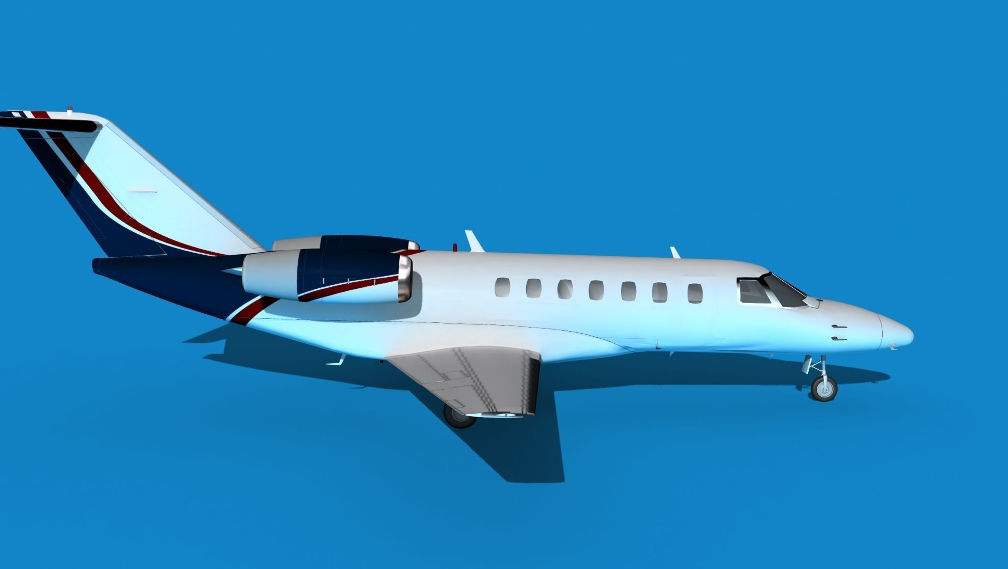 Cessna C528 Citation CJ3 V06 3D model_4