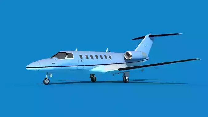 Cessna C528 Citation CJ3 V07 3D model