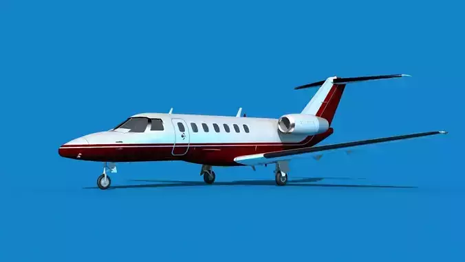 Cessna C528 Citation CJ3 V08 3D model