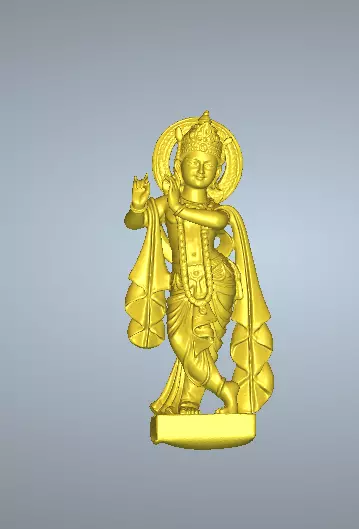 krishna murti 3D print model_0