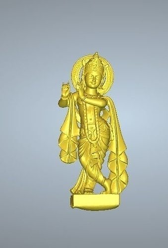 krishna murti 3D print model