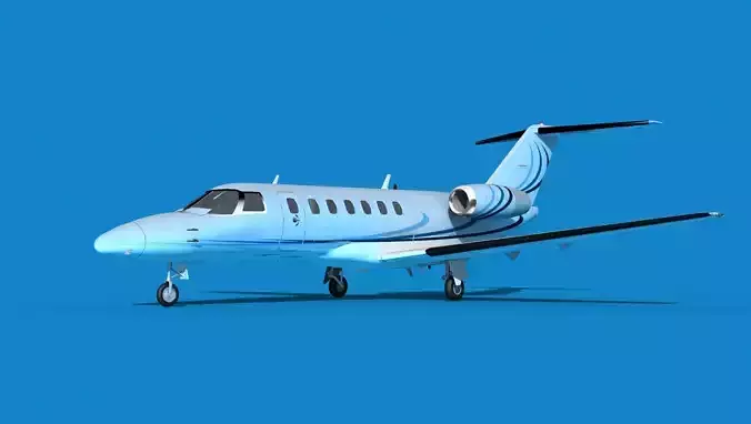 Cessna C528 Citation CJ3 V11 3D model