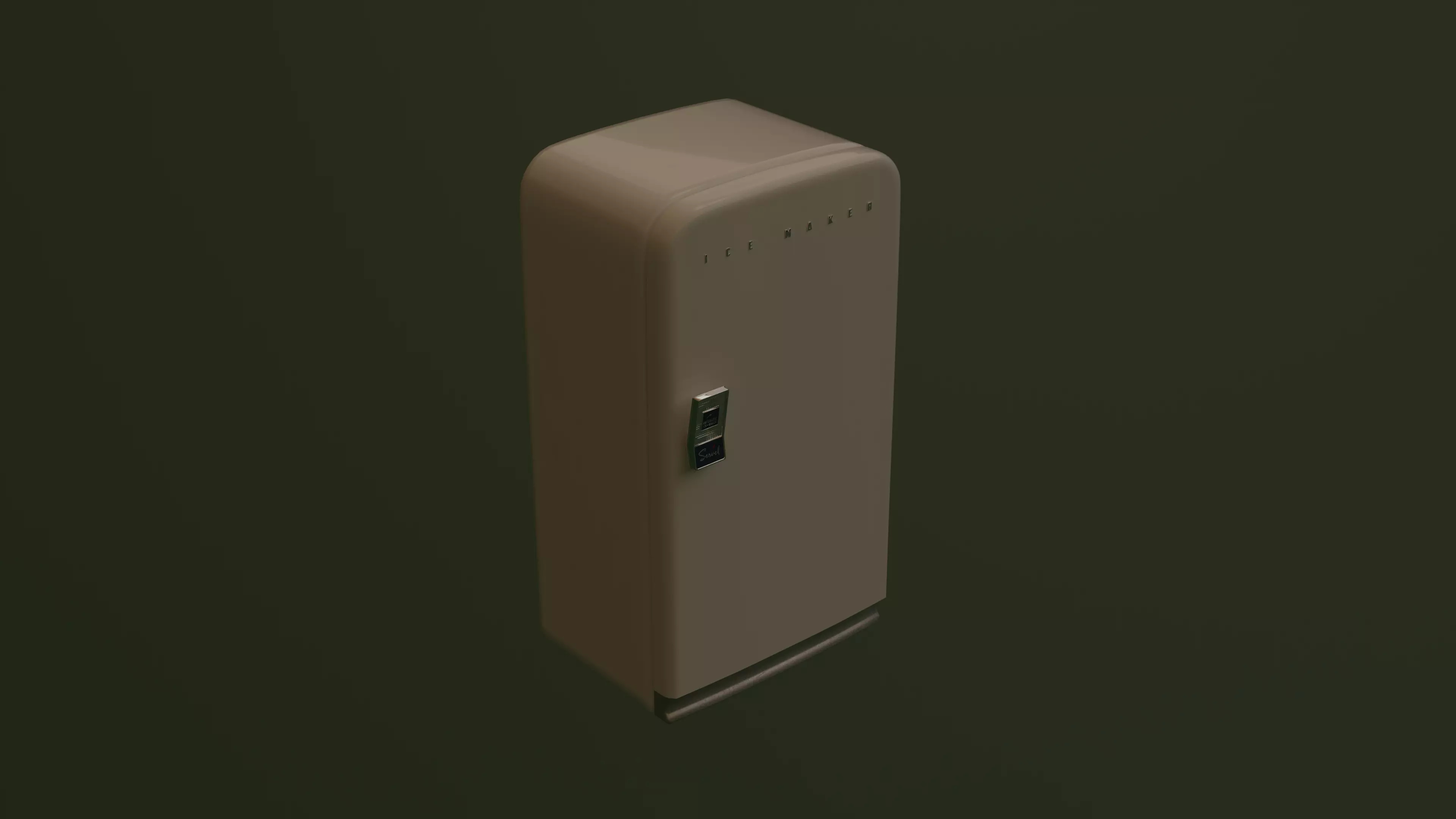 1953 Servel Fridge 3D model