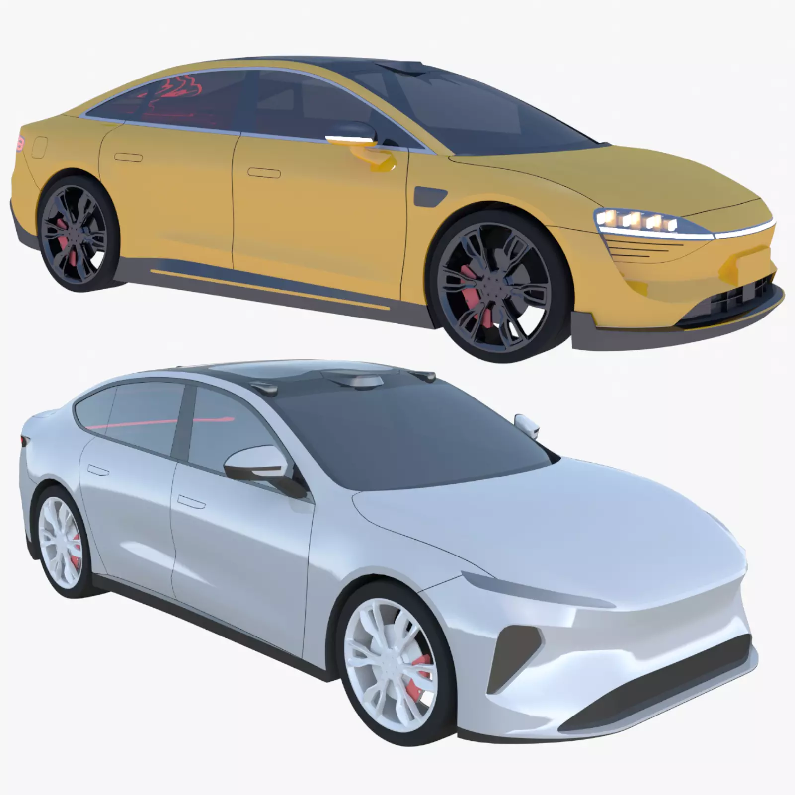 Nio ET7 and Luxeed S7 3D Model Collection_0