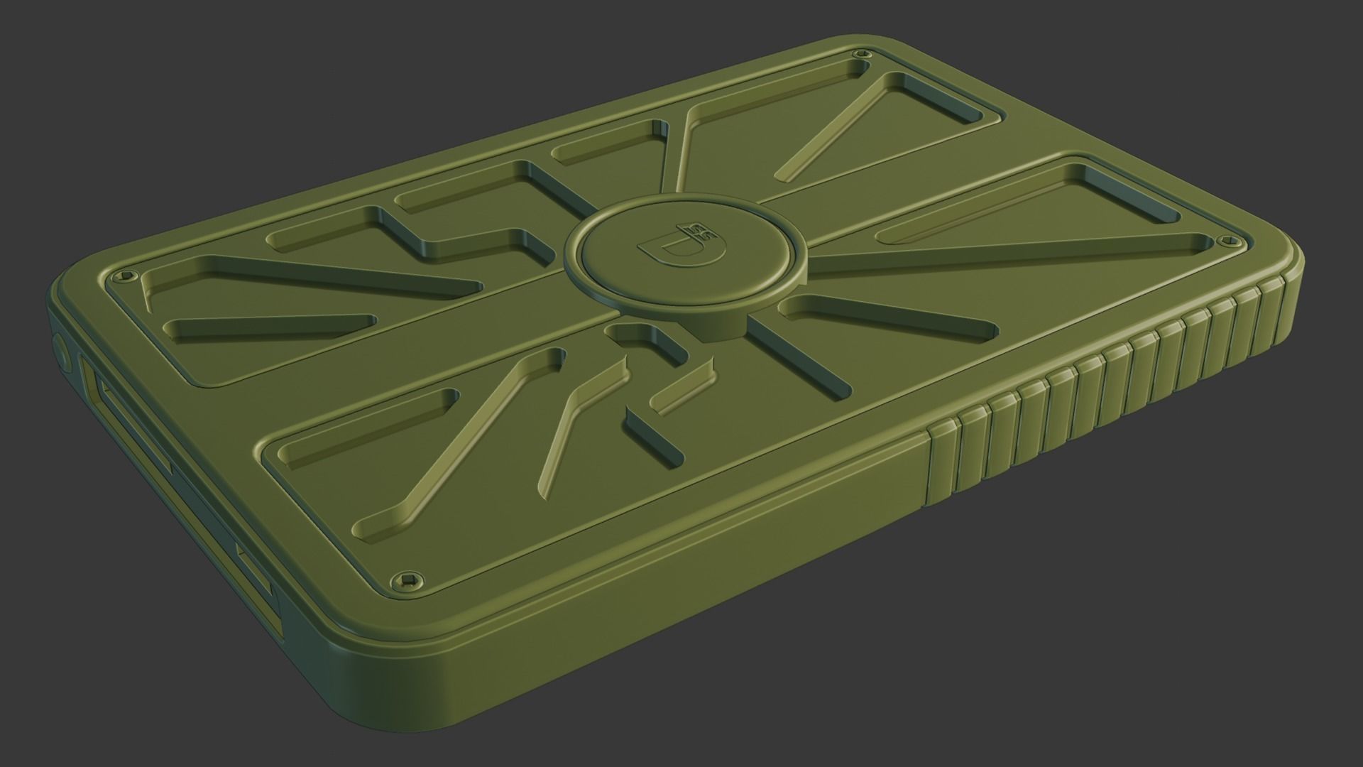 Portable SSD 3D model_13