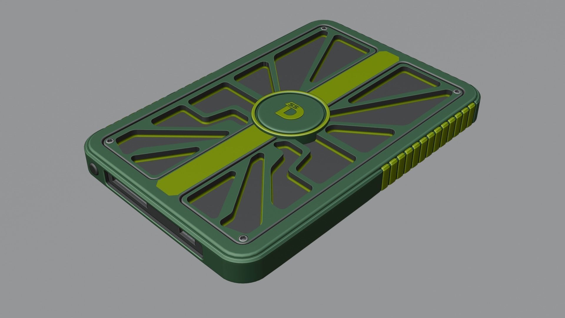 Portable SSD 3D model_7