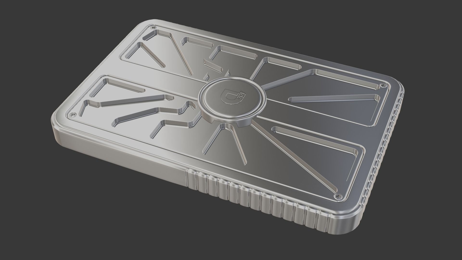 Portable SSD 3D model_14