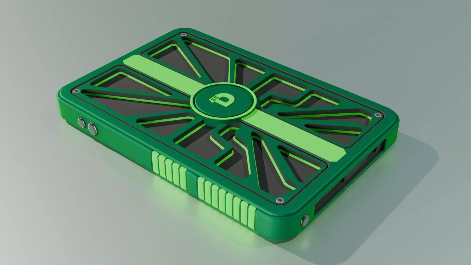 Portable SSD 3D model_0