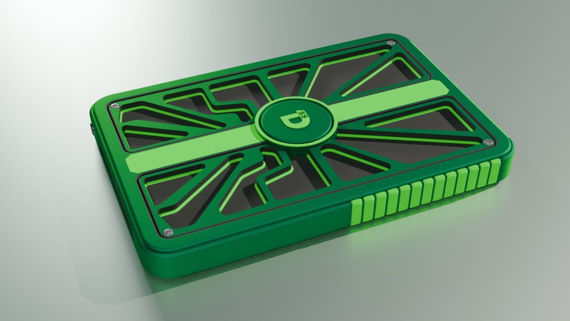 Portable SSD 3D model_1