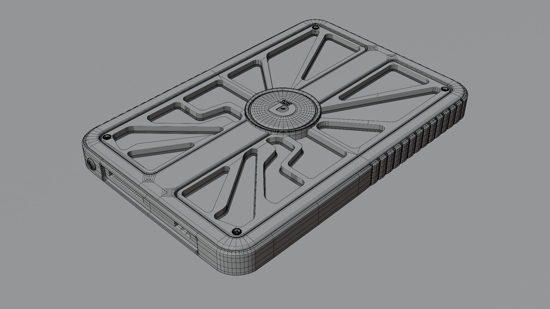 Portable SSD 3D model_8