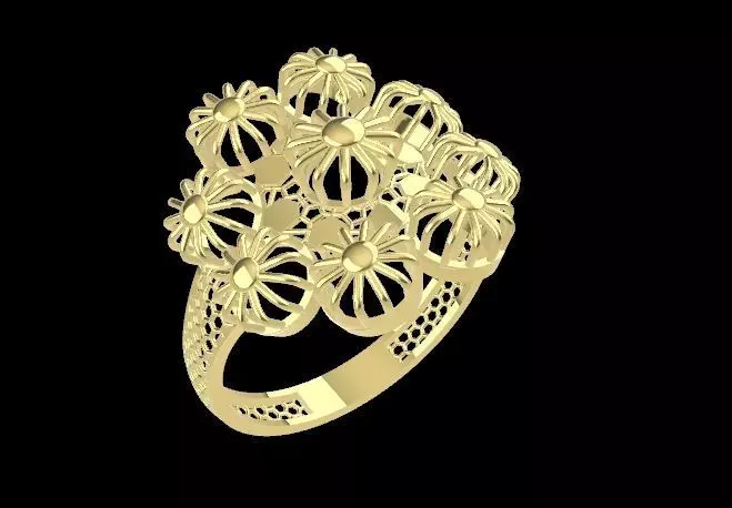 rings 3D print model_0