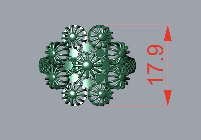 rings 3D print model_1