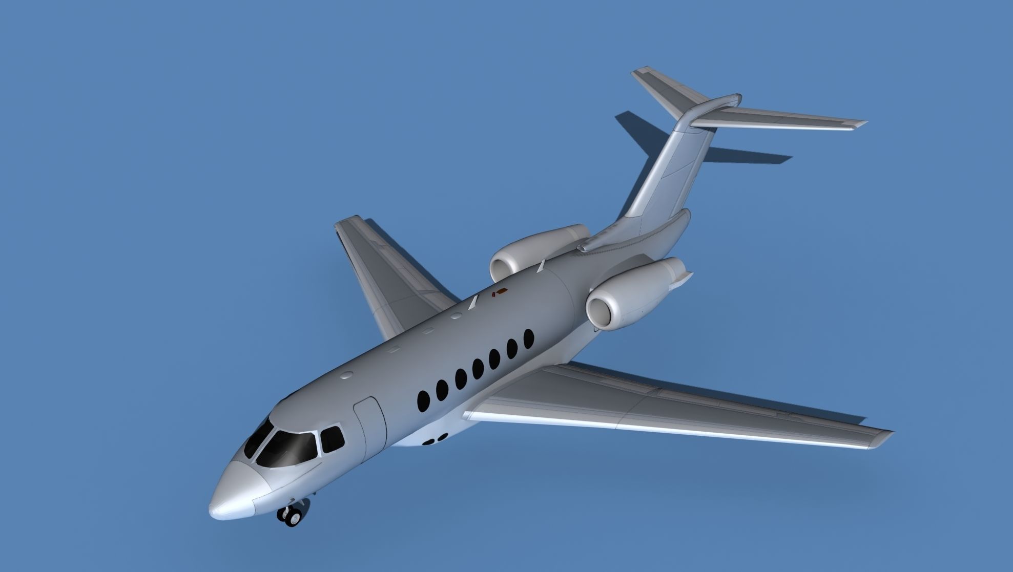 Hawker Siddley 4000 V00 3D model_10