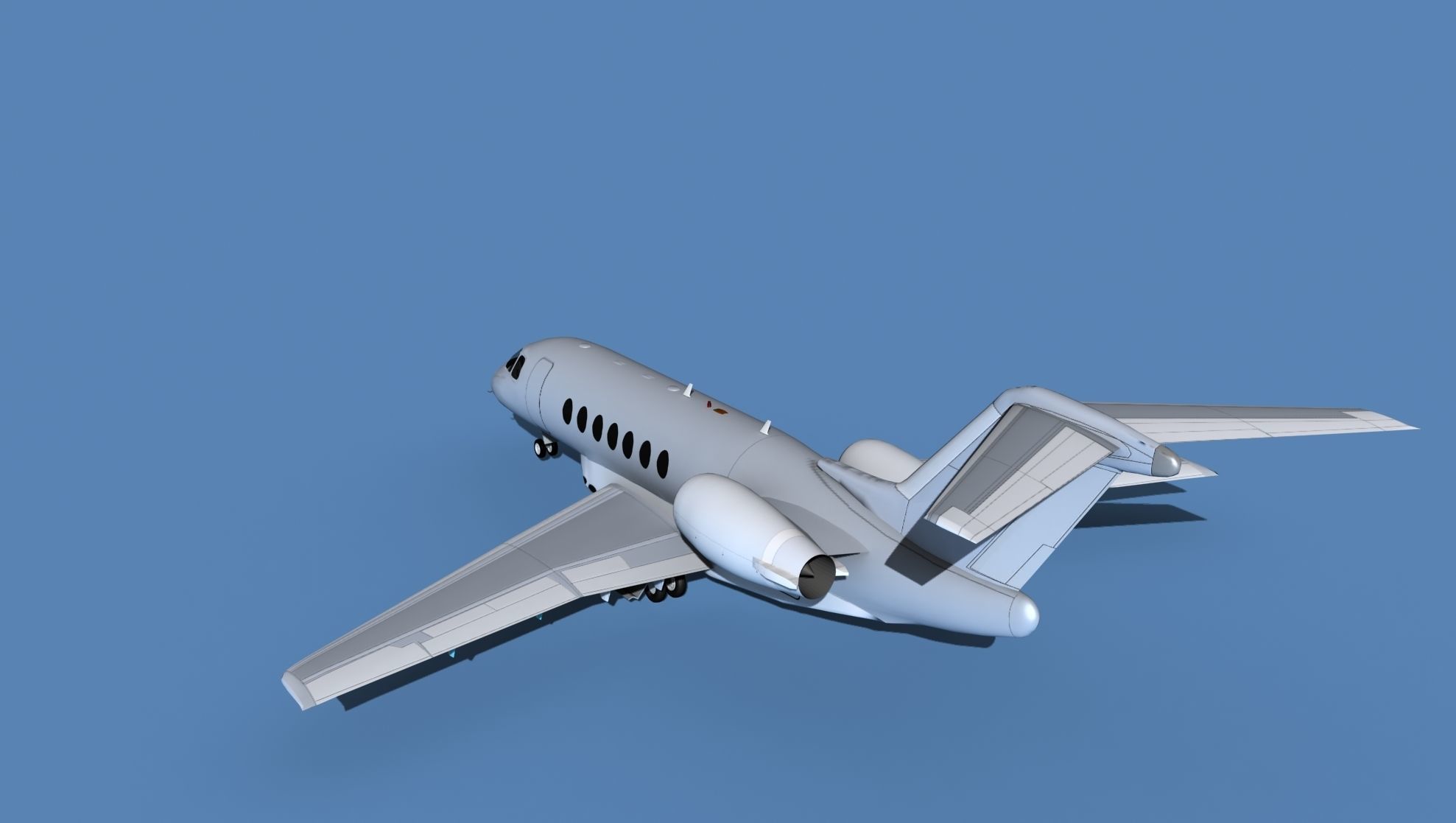 Hawker Siddley 4000 V00 3D model_7