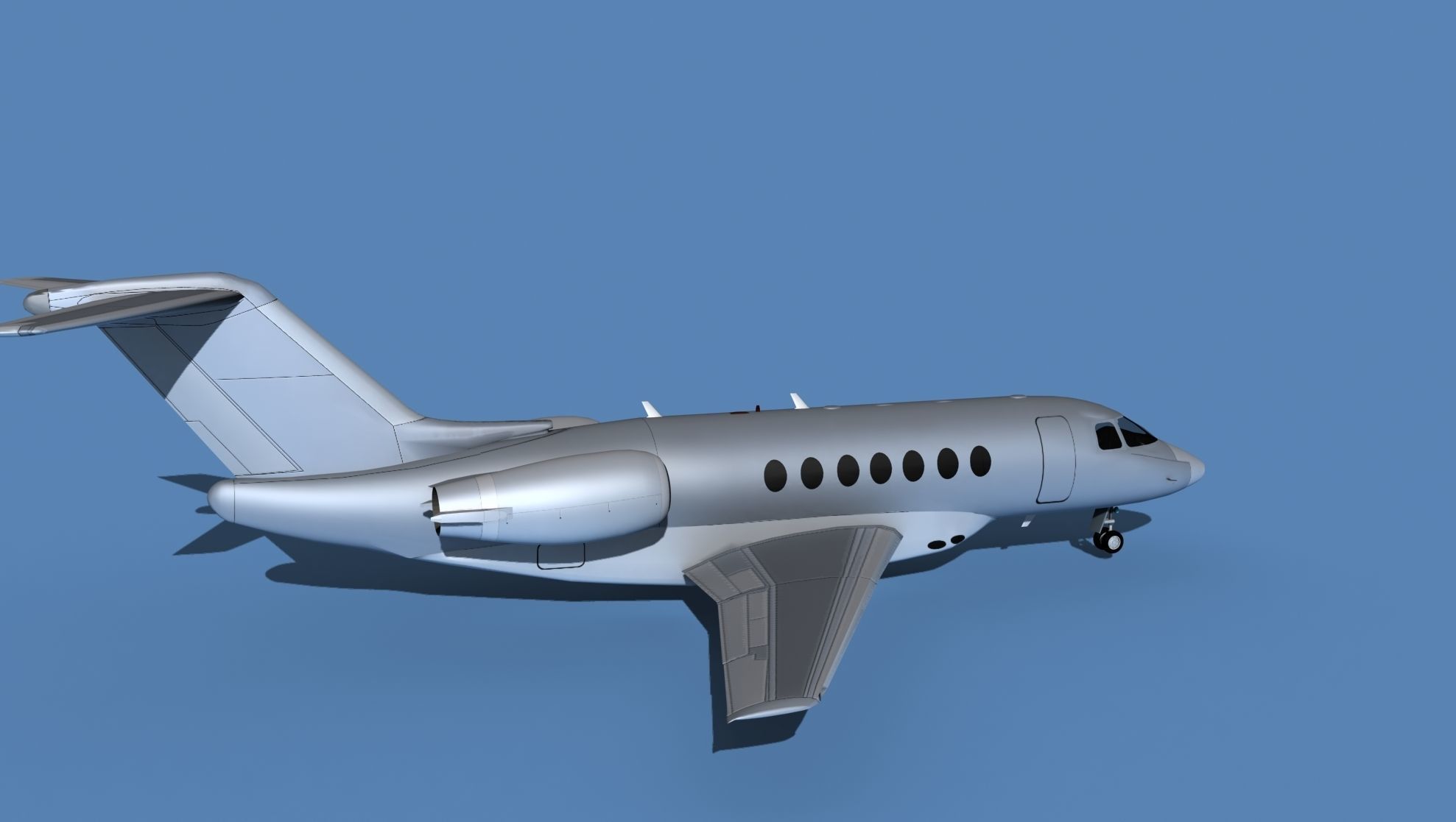 Hawker Siddley 4000 V00 3D model_4