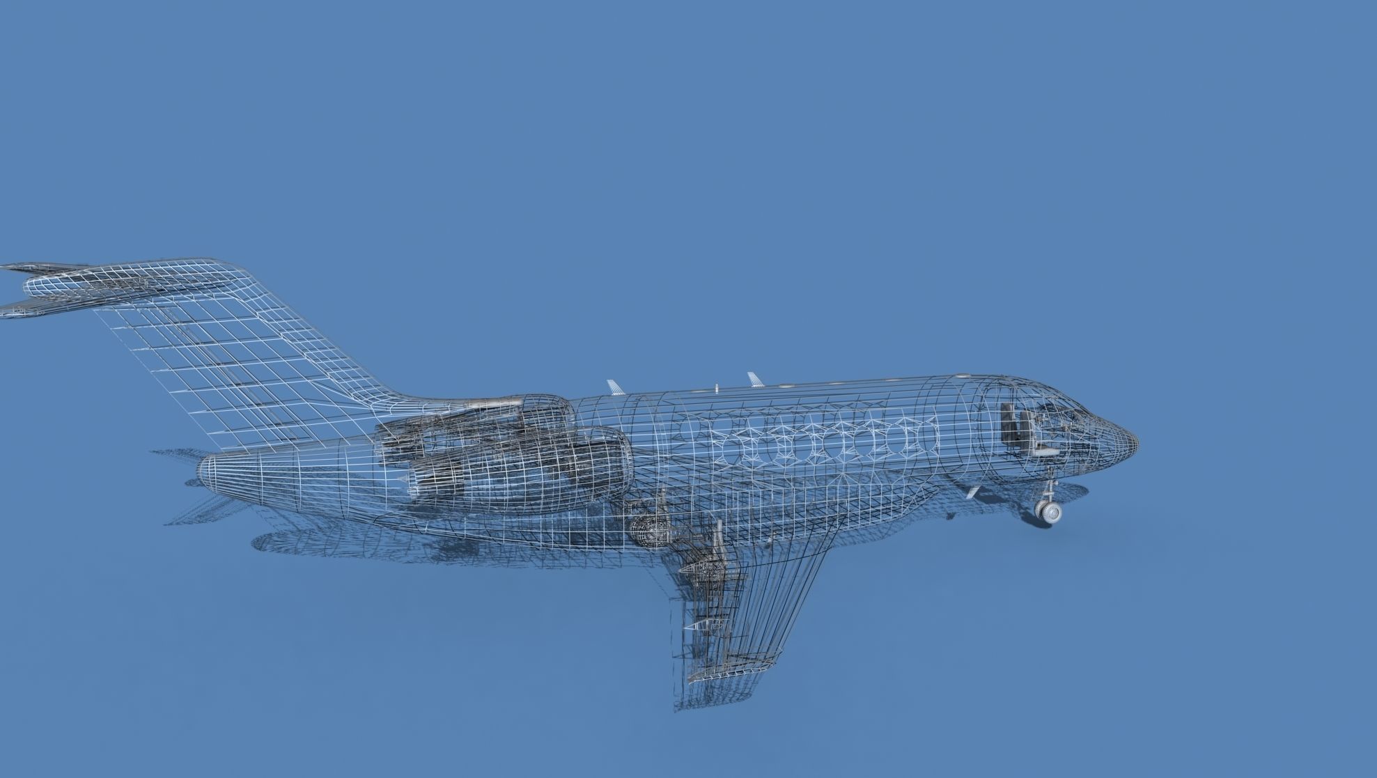 Hawker Siddley 4000 V00 3D model_15