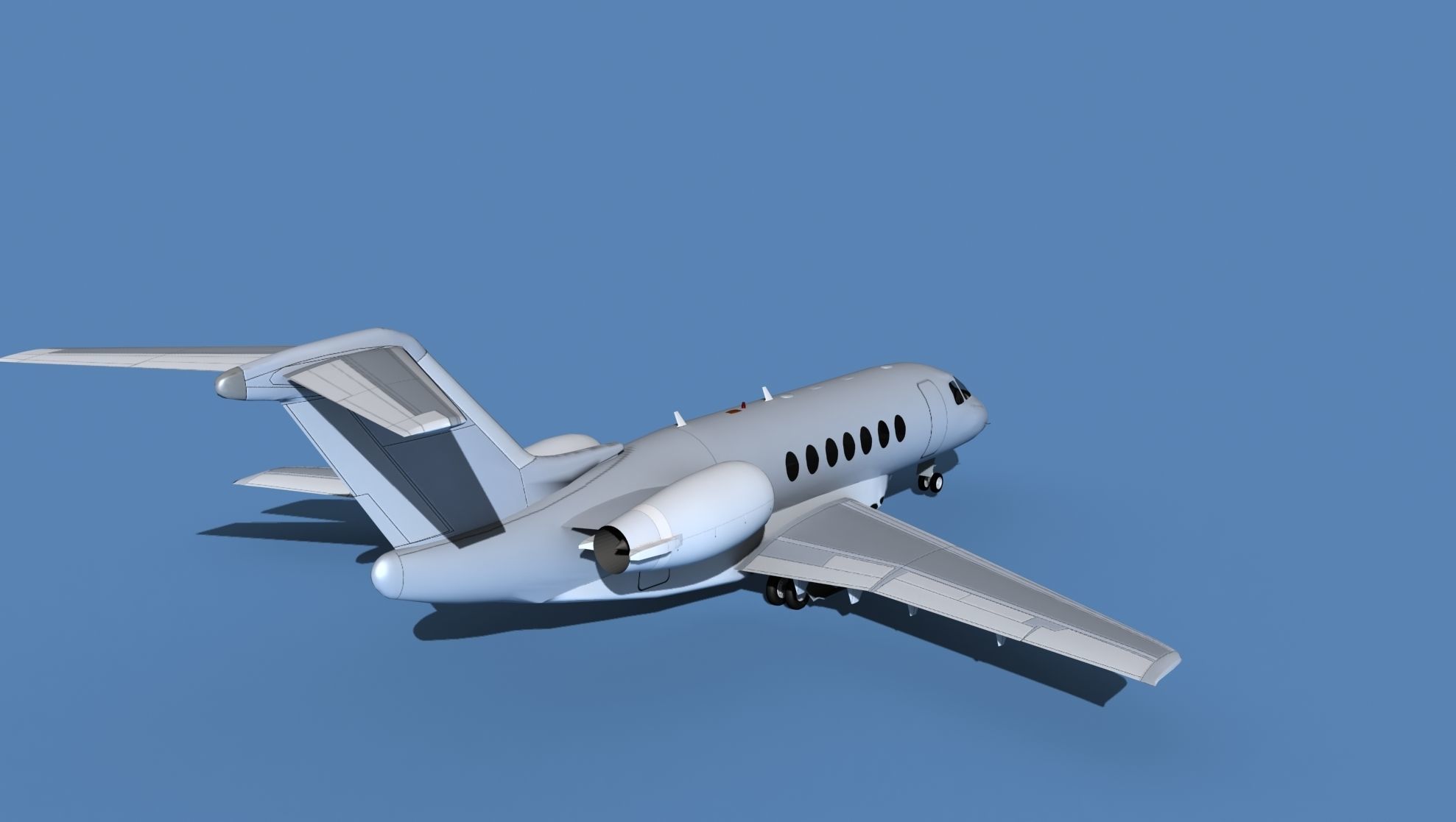 Hawker Siddley 4000 V00 3D model_5