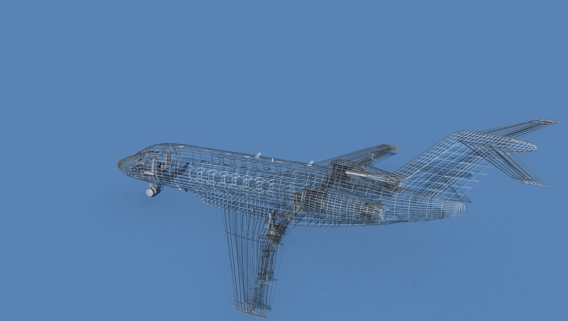 Hawker Siddley 4000 V00 3D model_19