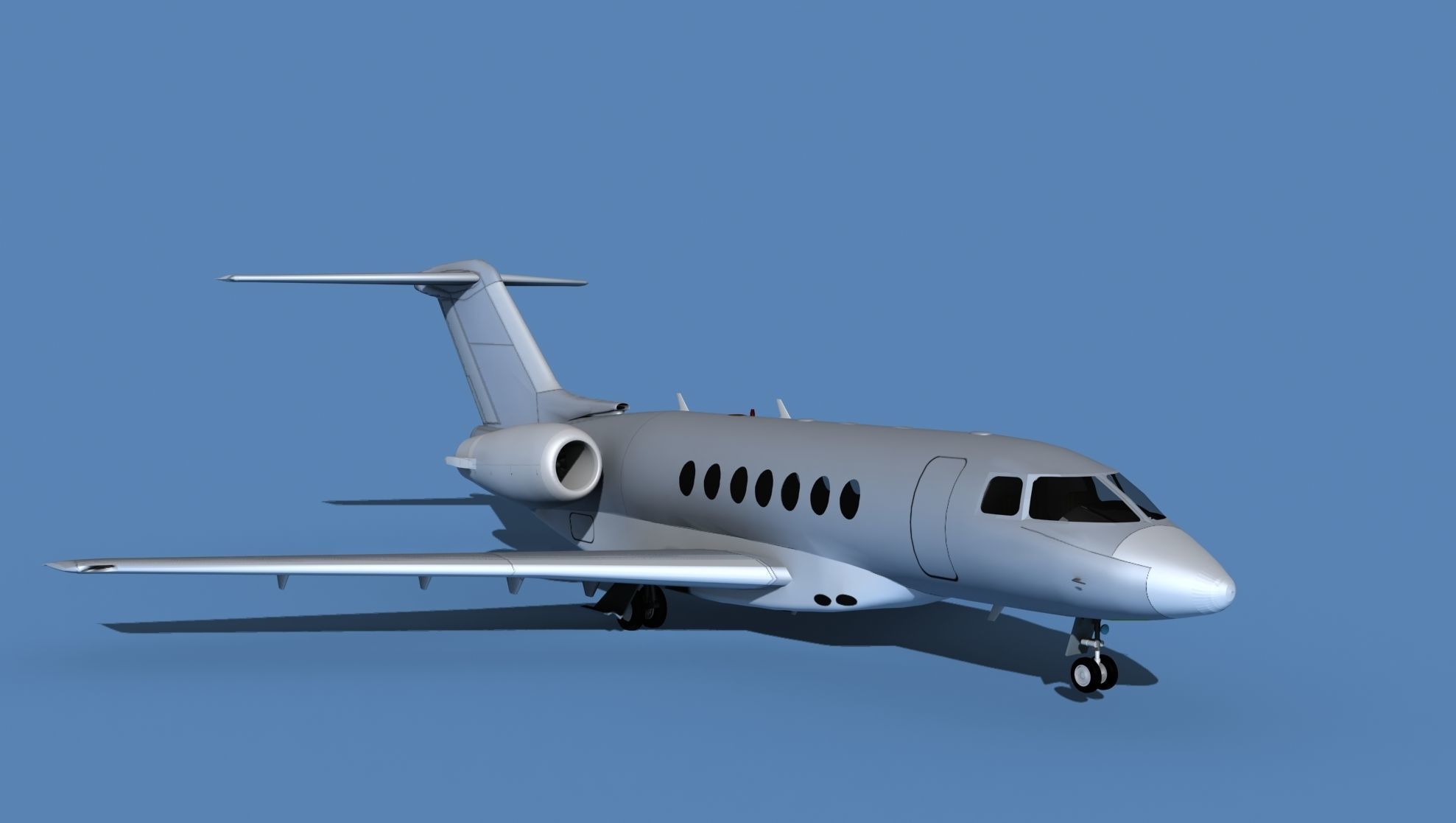 Hawker Siddley 4000 V00 3D model_2