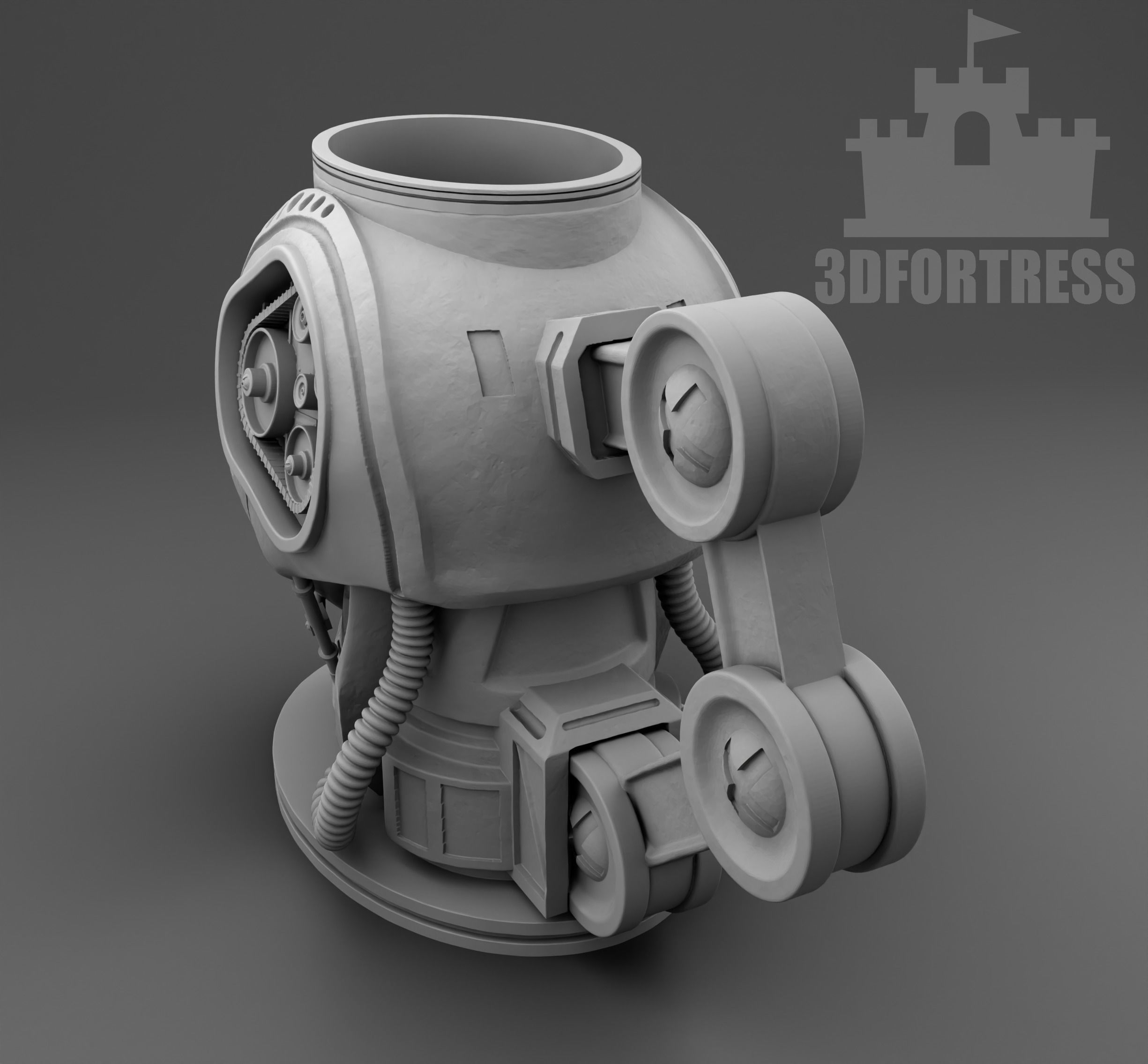 RobotCap 3D print model_2