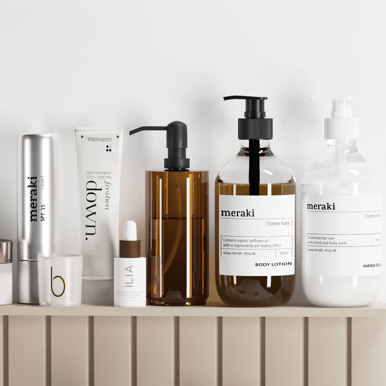 Decor set for bathroom 3D model_4