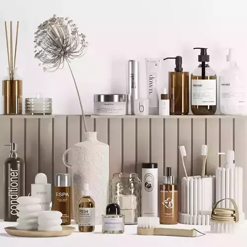 Decor set for bathroom