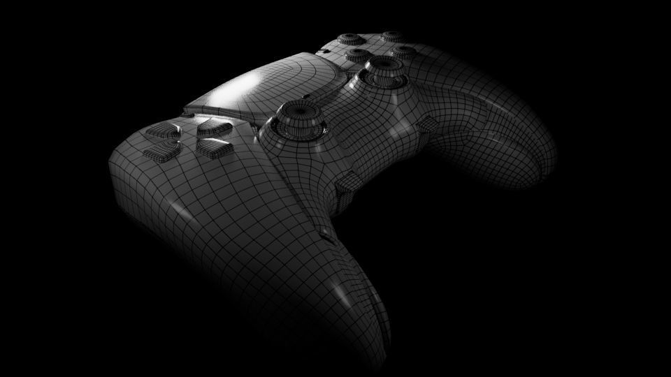 Red Joystick Model - High Quality and Detailed 3D Model Low-poly 3D model_4